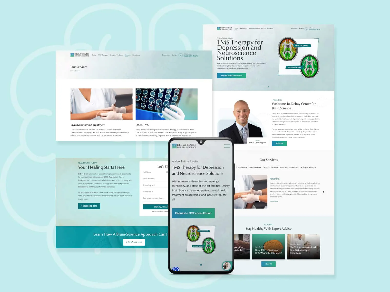 Boost TMS Clinic Success with Effective Web Design | Dsqured